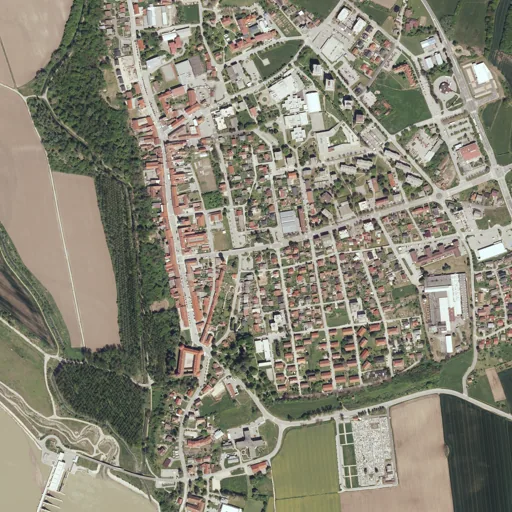 Real aerial: reference · different date