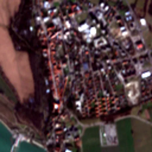 Sentinel-2 winter pass over Brežice, January 2024